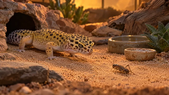 alimentation gecko léopard